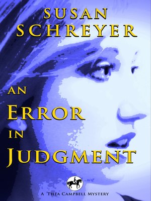 cover image of An Error In Judgment